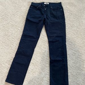 Never worn  extremely soft navy blue  Joseph Abboud jeans. 30/32. Classic fit